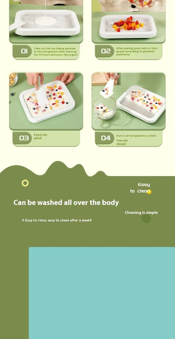 🧊🧊Wielofunkcyjna kostkarka do lodu DIY z tacką na lodówkę, odpowiednia na przyjęcia świąteczne, dla rodzin i dzieci, lody