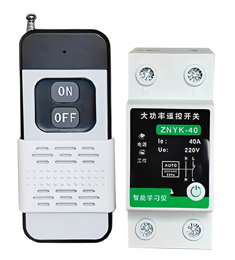 Zdalny przełącznik silnika pompy wodnej, typ szynowy, bezprzewodowy, zdalny